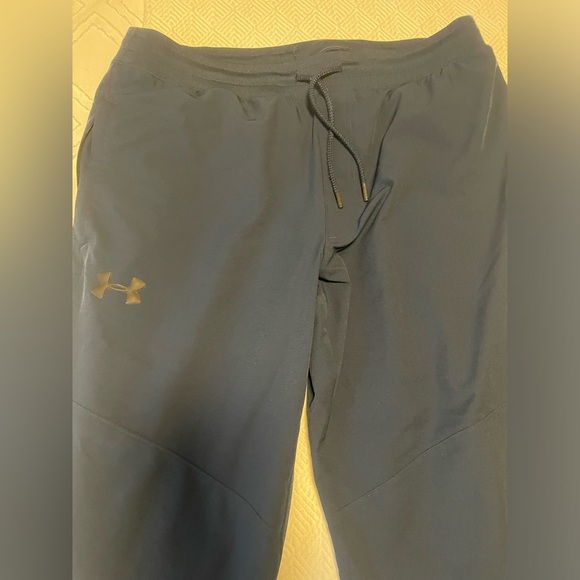 Under Armour Navy Heat Gear Pants - Picture 2 of 3